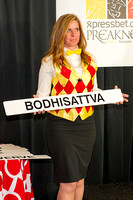 Bodhisattva is the first horse selected for a gate position during the Preakness Post Draw at Pimlico Race Course in Baltimore, Maryland.