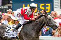 Ironicus, Javier Castellano up, wins the 2015 Longines Dixie Stakes (GII) at Pimlico Race Course in Baltimore, Maryland.