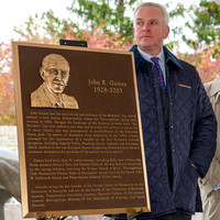 Scenes from the John Gaines Plaque Dedication at Thoroughbred Park in Lexington, Kentucky.