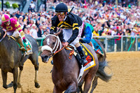 Gary Stevens is ecstatic after winning the 138th GI Preakness St