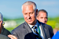Trainer Todd Pletcher after Palace Malice wins the 145th GI Belm