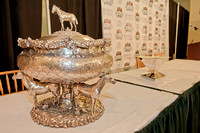 Belmont Stakes Trophy and the Triple Crown Trophy.