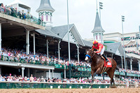 Contested wins the 2012 Grade III Eight Belles Stakes.