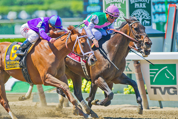 Close Hatches, Joel Rosario aboard, wins the Grade 1 Ogden Phipps stakes at Belmont Park in New York.