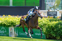 Feathered, Javier Castellano up, wins the Edgewood (GIII) at Churchill Downs in Louisville, Kentucky.