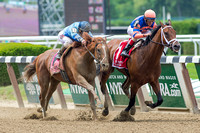 Coach Inge, John Velazquez up, trained by Todd Pletcher, wins the Brooklyn Invitational (GII) at Belmont Park in Elmont, New York.