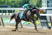 Honor Code, ridden by Javier Castellano and trained by Shug McGaughey, wins the Metropolitan Handicap (GI), a Breeders' Cup Challenge "Win and You're In" qualifying race at Belmont Park in Elmont, New