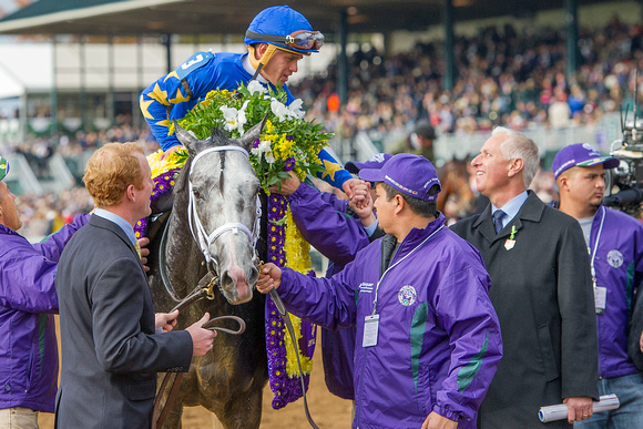 Liam's Map, Javier Castellano up, trained by Todd Pletcher, wins the Las Vegas Breeders' Cup Dirt Mile (GI).