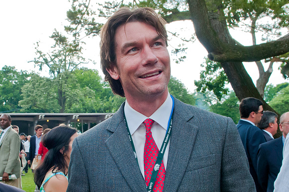 Actor Jerry O'Connell at the Belmont Stakes.