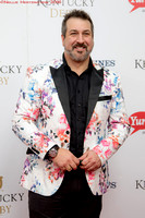 Singer Joey Fatone arrives on the Red Carpet at the Kentucky Derby at Churchill Downs in Louisville, Kentucky.