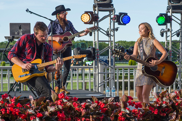 Country Music duo Maddie and Tae perform at Belmont Park in Elmont, new York.