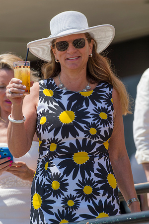 Scenes from Black Eyed Susan Day at Pimlico Race Course in Baltimore, Maryland.