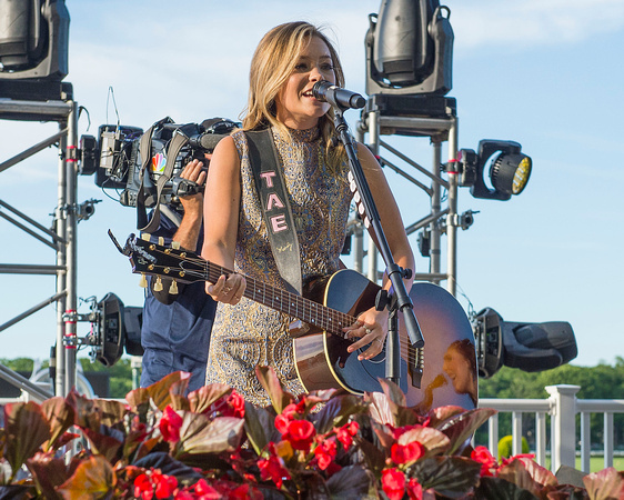Country Music duo Maddie and Tae perform at Belmont Park in Elmont, new York.