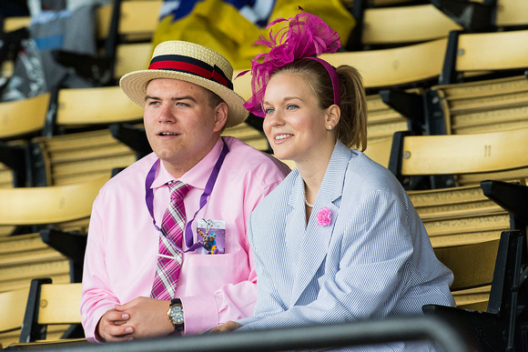 Scenes from Preakness Day at Pimlico Race Course in Baltimore, Maryland.