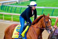 Chitu galloped about a mile in preparation for the 140th Kentucky Derby at Churchill Downs in Louisville, Kentucky.