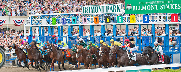 Start of the 2012 Belmont Stakes