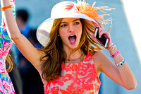 Fashions, hats and the scene from the 140th Kentucky Derby.
